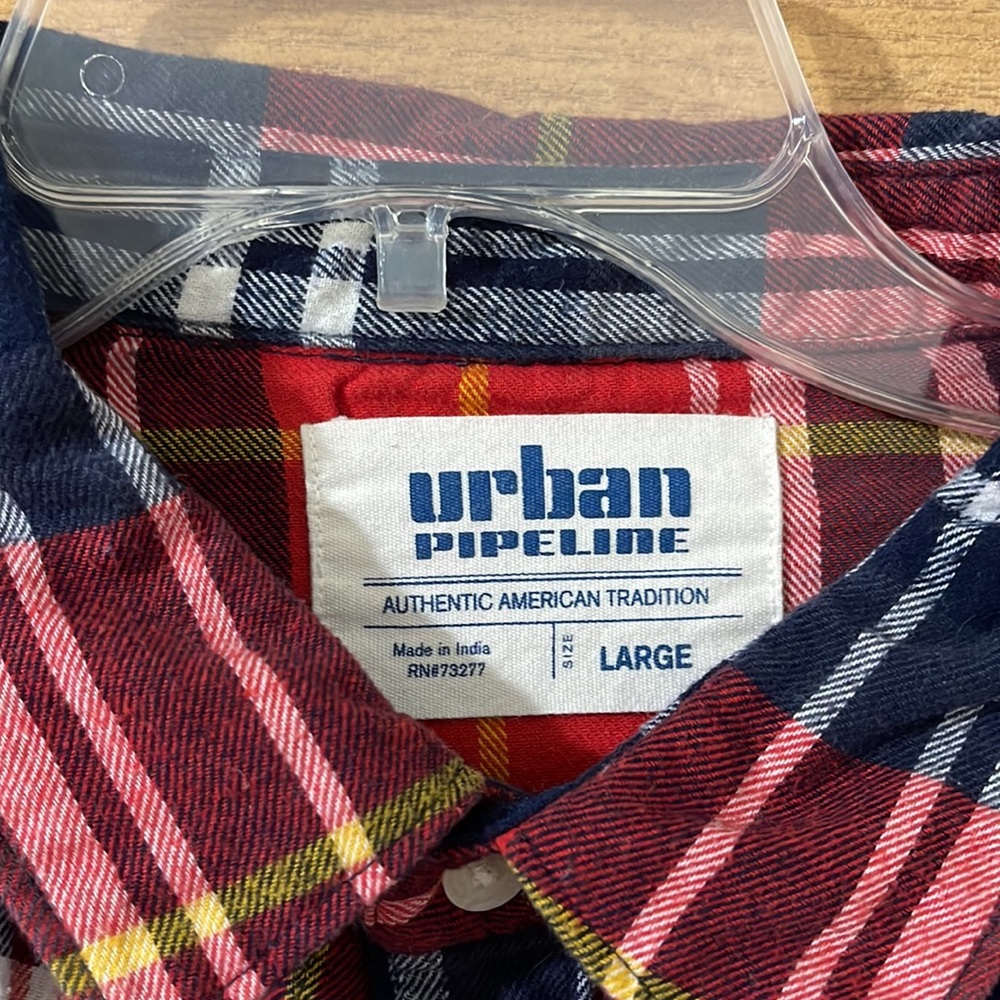 Plaid Button Up - Picture 2 of 3
